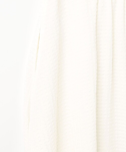 【セール】ステッチストライプドビー フレアスカート（スカート）｜組曲（クミキョク）