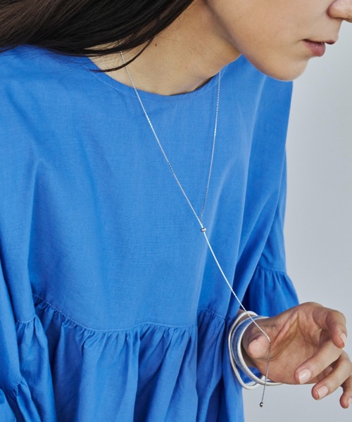 Libra Cue（リブラ キュー）の「スネークチェーンネックレス（ネックレス・レディース・シルバー/ゴールド・FREE）」の4枚目の写真