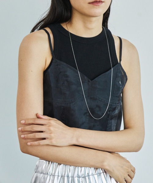 Libra Cue（リブラ キュー）の「スネークチェーンネックレス（ネックレス・レディース・シルバー/ゴールド・FREE）」の5枚目の写真