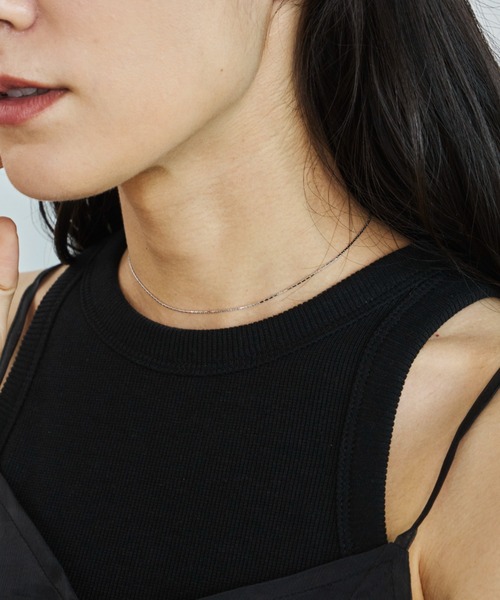 Libra Cue（リブラ キュー）の「スネークチェーンネックレス（ネックレス・レディース・シルバー/ゴールド・FREE）」の8枚目の写真