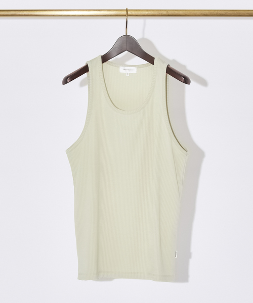 【クルーネック】ストレッチテレコ タンクトップ（タンクトップ）｜ABAHOUSE（アバハウス）