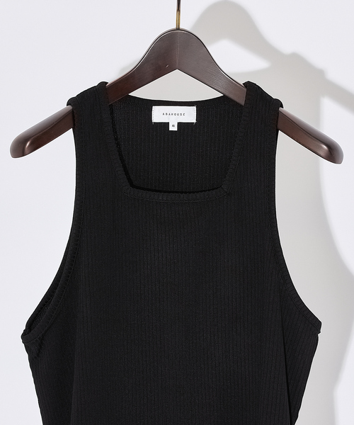 ABAHOUSE（アバハウス）の「【クルーネック】ストレッチテレコ タンクトップ（タンクトップ・メンズ・ホワイト/チャコールグレー/ブルー/セージグリーン/ブラック・46/48）」の8枚目の写真