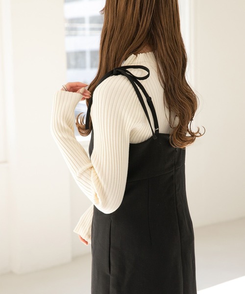 Heather(ヘザー)の「キャミソールワンピース(ワンピース・レディース・ブラック・FREE)」の8枚目の写真