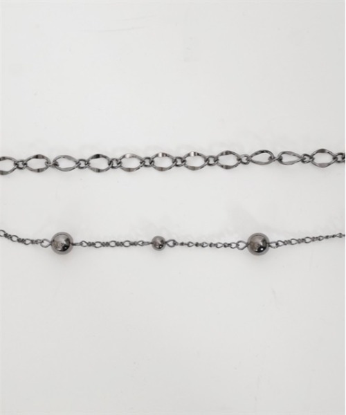 axes femme POETIQUE（アクシーズファムポエティック）の「ダークマリンチェーンベルト（ベルト・レディース・ブラック/クリア・FREE）」の8枚目の写真