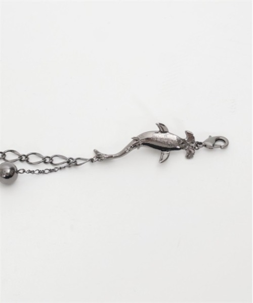 axes femme POETIQUE（アクシーズファムポエティック）の「ダークマリンチェーンベルト（ベルト・レディース・ブラック/クリア・FREE）」の4枚目の写真