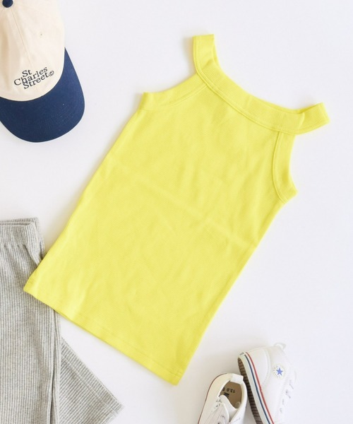 CIAOPANIC TYPY（チャオパニックティピー）の「【KIDS】【WEB限定】アメスリリブタンクトップ（タンクトップ・キッズ・チャコールグレー/モカ/ブルー/イエロー/ピンク・XX-LARGE/LARGE/SMALL）」の5枚目の写真