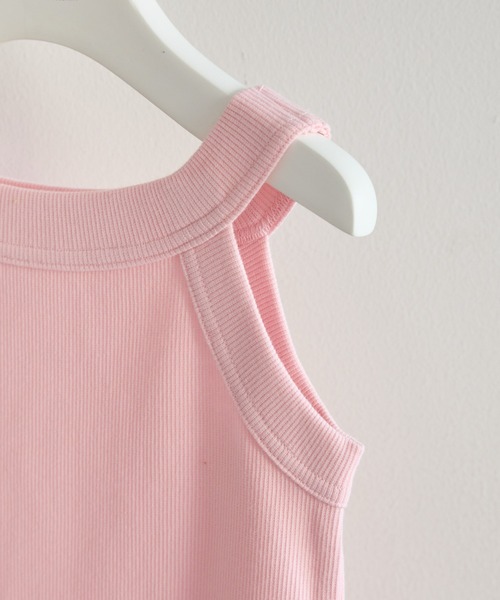 CIAOPANIC TYPY（チャオパニックティピー）の「【KIDS】【WEB限定】アメスリリブタンクトップ（タンクトップ・キッズ・チャコールグレー/モカ/ブルー/イエロー/ピンク・XX-LARGE/LARGE/SMALL）」の8枚目の写真