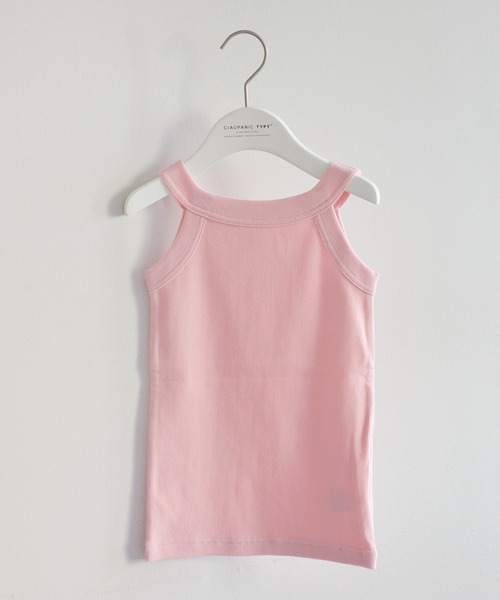 CIAOPANIC TYPY（チャオパニックティピー）の「【KIDS】【WEB限定】アメスリリブタンクトップ（タンクトップ・キッズ・チャコールグレー/モカ/ブルー/イエロー/ピンク・XX-LARGE/LARGE/SMALL）」の6枚目の写真