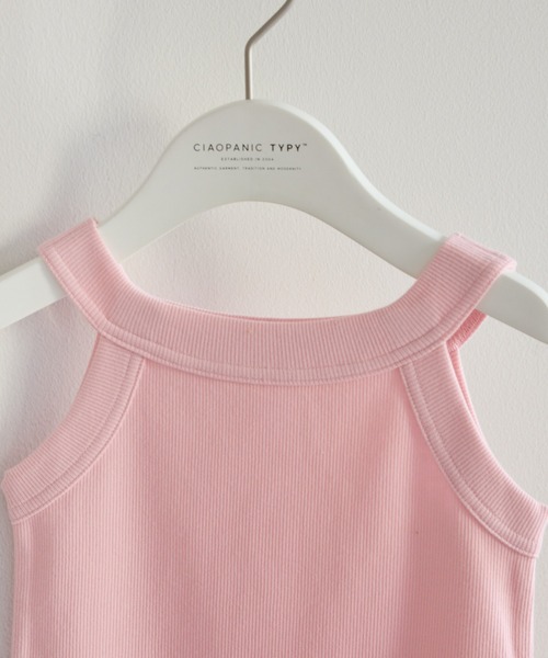 CIAOPANIC TYPY（チャオパニックティピー）の「【KIDS】【WEB限定】アメスリリブタンクトップ（タンクトップ・キッズ・チャコールグレー/モカ/ブルー/イエロー/ピンク・XX-LARGE/LARGE/SMALL）」の10枚目の写真