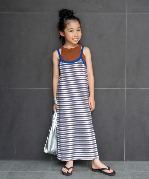 CIAOPANIC TYPY（チャオパニックティピー）の「【KIDS】【WEB限定】アメスリリブタンクトップ（タンクトップ・キッズ・チャコールグレー/モカ/ブルー/イエロー/ピンク・XX-LARGE/LARGE/SMALL）」の15枚目の写真