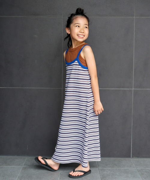 CIAOPANIC TYPY（チャオパニックティピー）の「【KIDS】【WEB限定】アメスリリブタンクトップ（タンクトップ・キッズ・チャコールグレー/モカ/ブルー/イエロー/ピンク・XX-LARGE/LARGE/SMALL）」の16枚目の写真