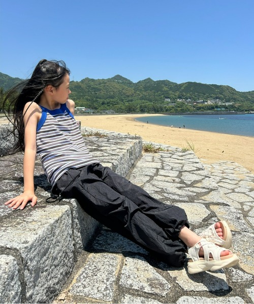 CIAOPANIC TYPY（チャオパニックティピー）の「【KIDS】【WEB限定】アメスリリブタンクトップ（タンクトップ・キッズ・チャコールグレー/モカ/ブルー/イエロー/ピンク・XX-LARGE/LARGE/SMALL）」の13枚目の写真