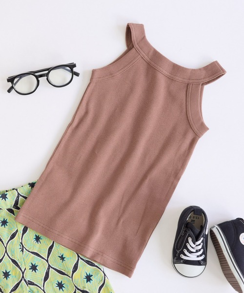 CIAOPANIC TYPY（チャオパニックティピー）の「【KIDS】【WEB限定】アメスリリブタンクトップ（タンクトップ・キッズ・チャコールグレー/モカ/ブルー/イエロー/ピンク・XX-LARGE/LARGE/SMALL）」の18枚目の写真