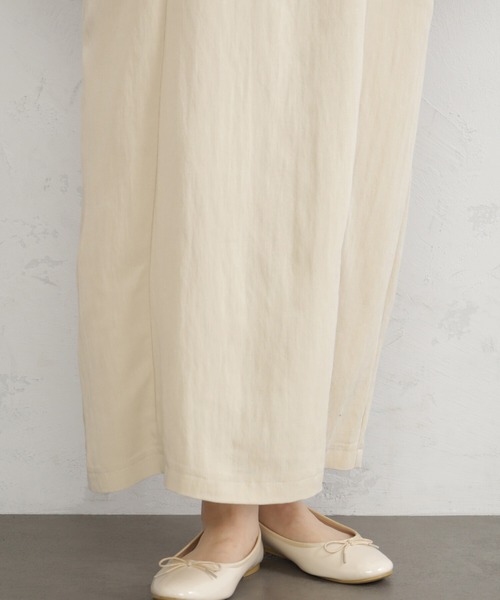 FOUND GOOD（ファウンドグッド）の「Iラインキャミワンピ（ワンピース・レディース・グリーン系5/ブラウン系5/ブラック/アイボリー・S/M/L）」の16枚目の写真