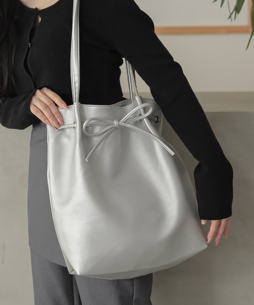 リボンA4トートバッグマリル