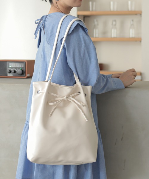 リボンA4トートバッグマリル