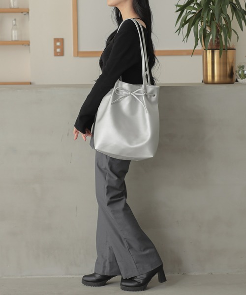 リボンA4トートバッグマリル