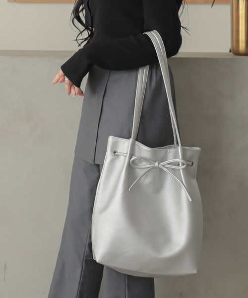 リボンA4トートバッグマリル