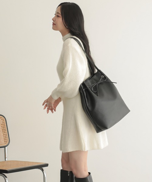 リボンA4トートバッグマリル