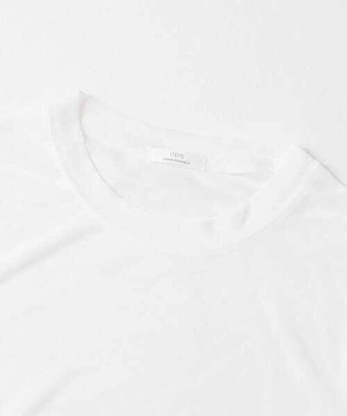 ITEMS URBANRESEARCH(アイテムズ アーバンリサーチ)の「チュールシアーロングTシャツ(Tシャツ/カットソー・レディース・ブラック/ライトブルー/ホワイト・FREE)」の14枚目の写真