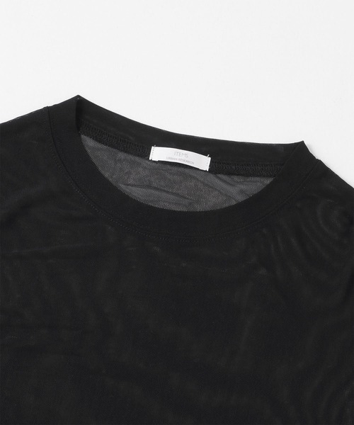 ITEMS URBANRESEARCH(アイテムズ アーバンリサーチ)の「チュールシアーロングTシャツ(Tシャツ/カットソー・レディース・ブラック/ライトブルー/ホワイト・FREE)」の15枚目の写真