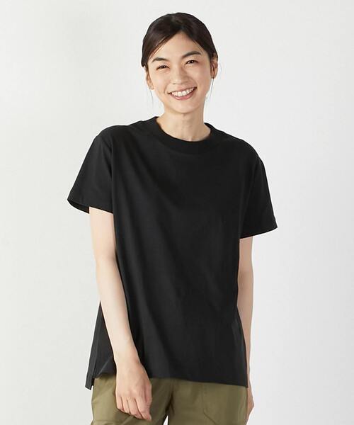 コンパクトモックネックTシャツ（Tシャツ/カットソー）｜LOGEMENT DE CLAIRE（ロジュモンドクレール）