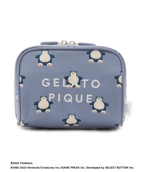 gelato pique(ジェラートピケ)の「【ポケモンスリープ】総柄ポーチ(ポーチ・レディース・ピンク/イエロー/オレンジ/ブルー/ミント/ネイビー・FREE)」の7枚目の写真