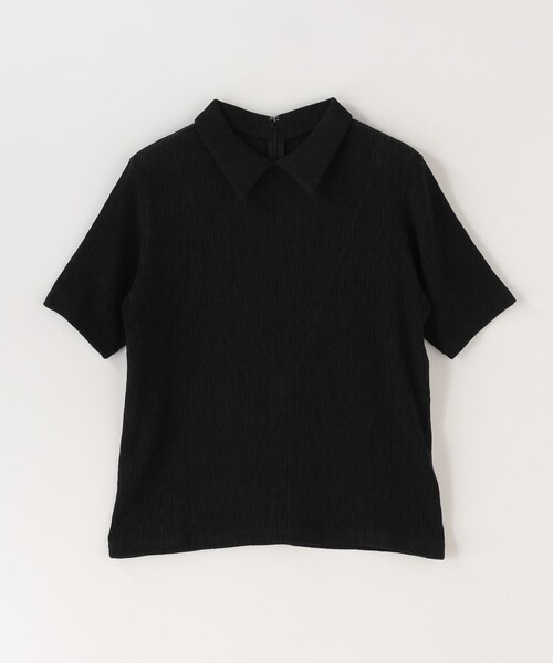 AURALEE オーラリー steven alan ポロシャツ 長袖 黒 AURALEE オーラリー steven alan ポロシャツ 長袖 黒 - トップス