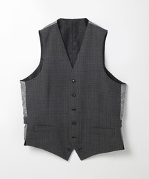 MEN'S BIGI | 【ACTIVE TAILOR】ミックスヤーンリバーシブルチェックベスト(ベスト)
