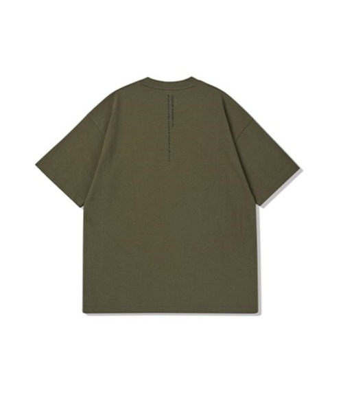 【韓国 Life Work】シリコンラドックワッペン半袖Tシャツ ライフワーク 共用) シリコン ラドックワッペン 半袖 Tシャツ