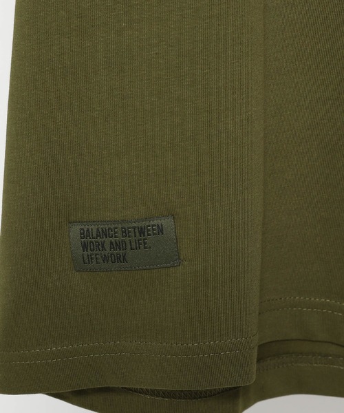 LIFE WORK（ライフワーク）の「【UNISEX】LIFEWORK／シリコン Ladok T（Tシャツ/カットソー・レディース・カーキ/ブラック/グレー/ホワイト/ピンク・SMALL/MEDIUM/LARGE）」の20枚目の写真