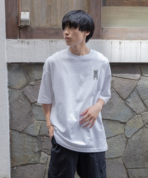 LIFE WORK（ライフワーク）の「【UNISEX】LIFEWORK／シリコン Ladok T（Tシャツ/カットソー・レディース・カーキ/ブラック/グレー/ホワイト/ピンク・SMALL/MEDIUM/LARGE）」の9枚目の写真