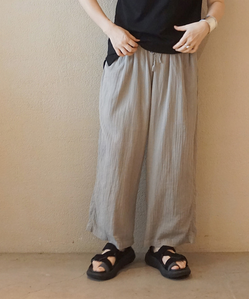 ❣️最終未使用j. s.luxeアーメンGAUZE GATHEREDイージーパンツ ARMEN 】GAUZE GATHERED EASY PANTS（その他パンツ）｜JOURNAL
