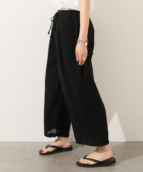 ❣️最終未使用j. s.luxeアーメンGAUZE GATHEREDイージーパンツ ARMEN 】GAUZE GATHERED EASY PANTS（その他パンツ）｜JOURNAL
