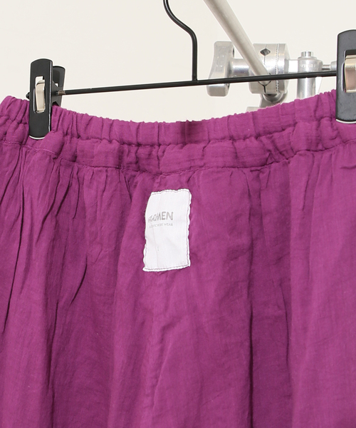 JOURNAL STANDARD LUXE(ジャーナルスタンダード ラックス)の「【ARMEN 】GAUZE GATHERED EASY PANTS(その他パンツ・レディース・ブラック/ライトグレー/パープル・1)」の22枚目の写真