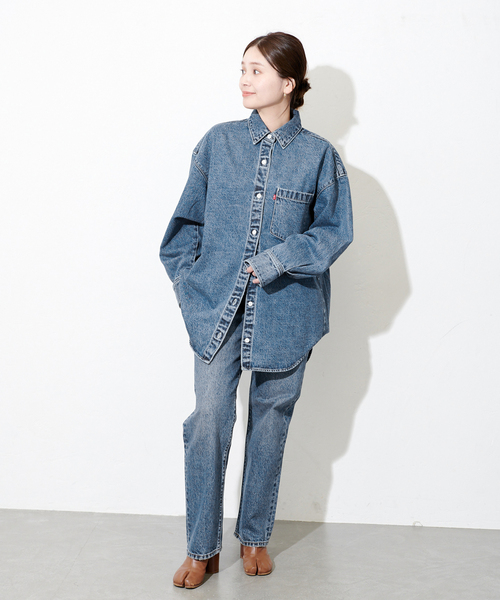 Levi's(リーバイス)の「《追加》別注【LEVI'S(R)/リーバイス(R)】THE EVERYDAY SHIRTS:シャツ(シャツ/ブラウス・レディース・ブルー・X-SMALL/MEDIUM)」の3枚目の写真