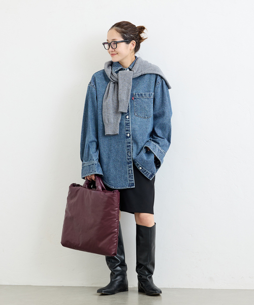 Levi's(リーバイス)の「《追加》別注【LEVI'S(R)/リーバイス(R)】THE EVERYDAY SHIRTS:シャツ(シャツ/ブラウス・レディース・ブルー・X-SMALL/MEDIUM)」の5枚目の写真