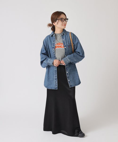 Levi's(リーバイス)の「《追加》別注【LEVI'S(R)/リーバイス(R)】THE EVERYDAY SHIRTS:シャツ(シャツ/ブラウス・レディース・ブルー・X-SMALL/MEDIUM)」の7枚目の写真