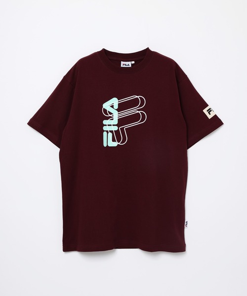FILA(フィラ)の「【Aぇ! Group着用アイテム】FILA/フィラ S/S T Shirt(Tシャツ/カットソー・メンズ・ホワイト/ワインレッド/グリーン/ブラック/ネイビー・L/M)」の5枚目の写真