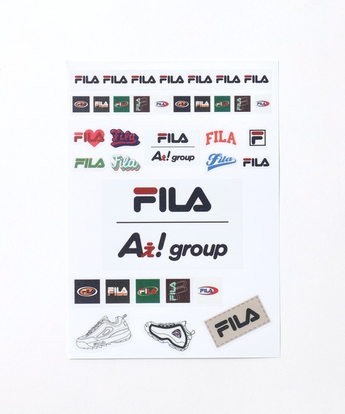FILA - FILA Aぇ！group コラボ末澤誠也TシャツブラックステッカLサイズ FILA - FILA Aぇ！group コラボ末澤誠也Tシャツブラックステッカ