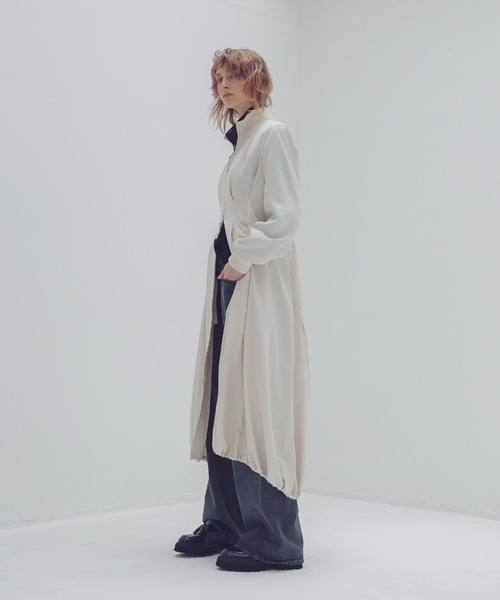DRESSLAVE（ドレスレイブ）の「utility tuck dress(ユーティリティタックワンピース)（ワンピース・レディース・ブラック/ホワイト・38）」の3枚目の写真