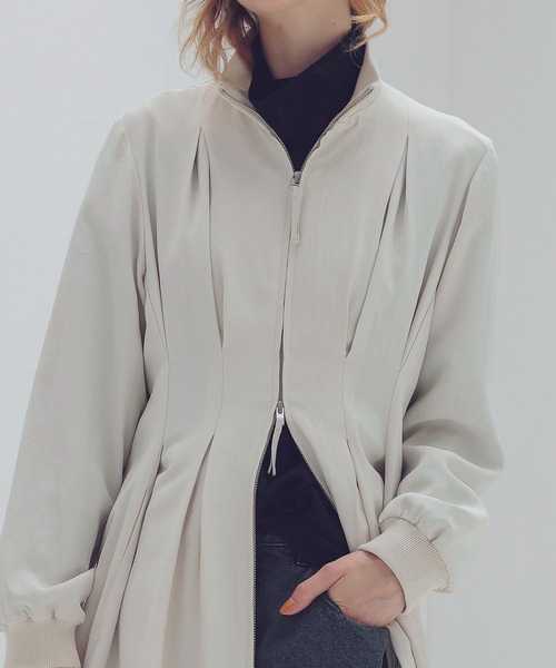 DRESSLAVE（ドレスレイブ）の「utility tuck dress(ユーティリティタックワンピース)（ワンピース・レディース・ブラック/ホワイト・38）」の5枚目の写真