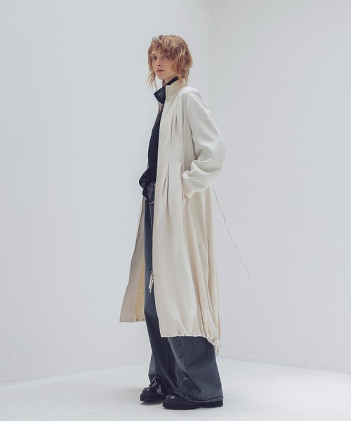 DRESSLAVE（ドレスレイブ）の「utility tuck dress(ユーティリティタックワンピース)（ワンピース・レディース・ブラック/ホワイト・38）」の10枚目の写真