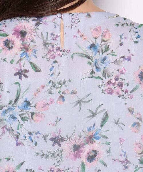 Leilian（レリアン）の「花柄ブラウス（シャツ/ブラウス・レディース・ライラック/ライム・11/7/13/9）」の6枚目の写真