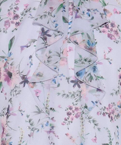 Leilian（レリアン）の「花柄ブラウス（シャツ/ブラウス・レディース・ライラック/ライム・11/7/13/9）」の8枚目の写真