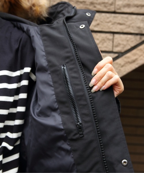 DANTON（ダントン）の「DANTON/ダントン フェイクファーフーデッド