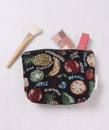 Flowering（フラワーリング）の「猫/フラワー/フラワー/ゴブラン織/マチ付きポーチ（ポーチ）」