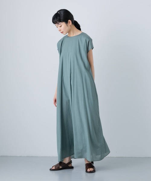 かぐれ（カグレ）の「レーヨンコットンAラインワンピース