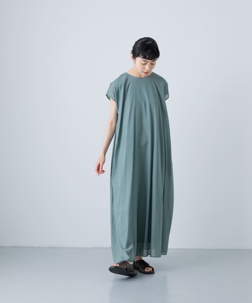 かぐれ　Aラインワンピース かぐれ（カグレ）の「レーヨンコットンAラインワンピース