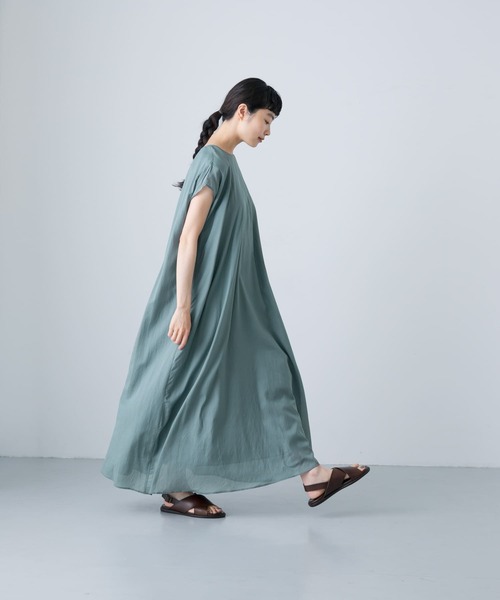 かぐれ（カグレ）の「レーヨンコットンAラインワンピース（ワンピース